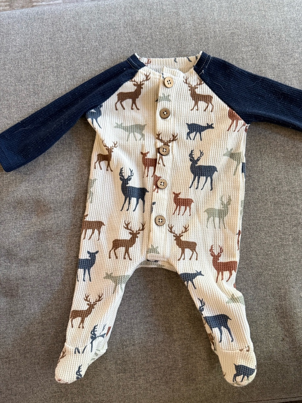 Mud Pie Baby Boys' Deer Print Sleeper
Size 0-3 Months